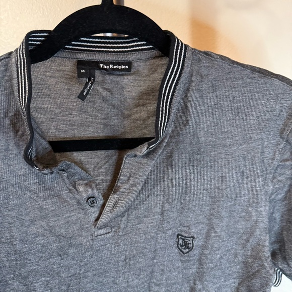 The Kooples Charcoal Polo Shirt - Picture 2 of 6